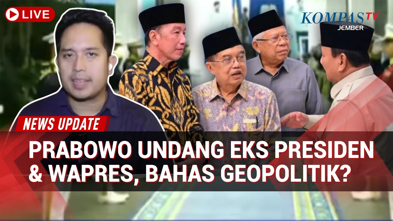 Geopolitik Memanas, Prabowo Undang Eks Presiden & Wapres ke Istana