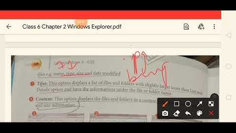 Class VI Windows Explorer Part II