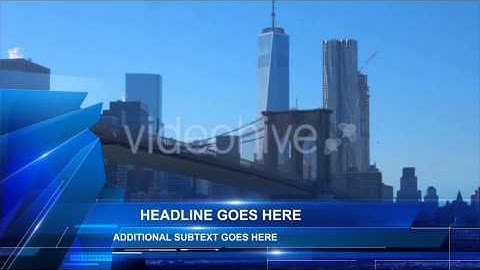 After Effects project - Political News