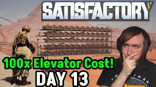 Rubber &amp; Insane Rotor Factory! (100x Elevator Cost) - Satisfactory