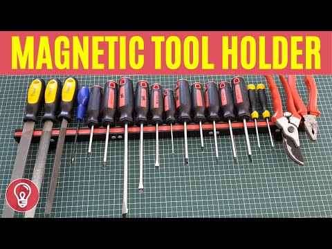 Video: Magnetic Tool Holder: Choose A Wall Or Table Stand For Screwdrivers And Other Tools, Features Of The Element System Holders
