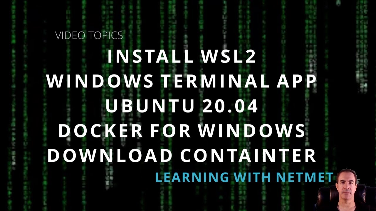 Installing Windows Subsystem for Linux and Docker on Windows 10 - YouTube