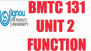 Ignou BscG Mathematics Bmtc 131 Calculus Unit 2 Functions#relations#reflexive#symmetric #transitive