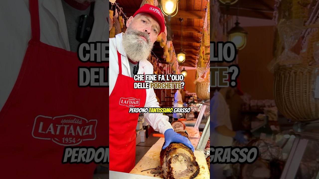 CHE FINE FA L’OLIO DELLE PORCHETTE? 🐖 