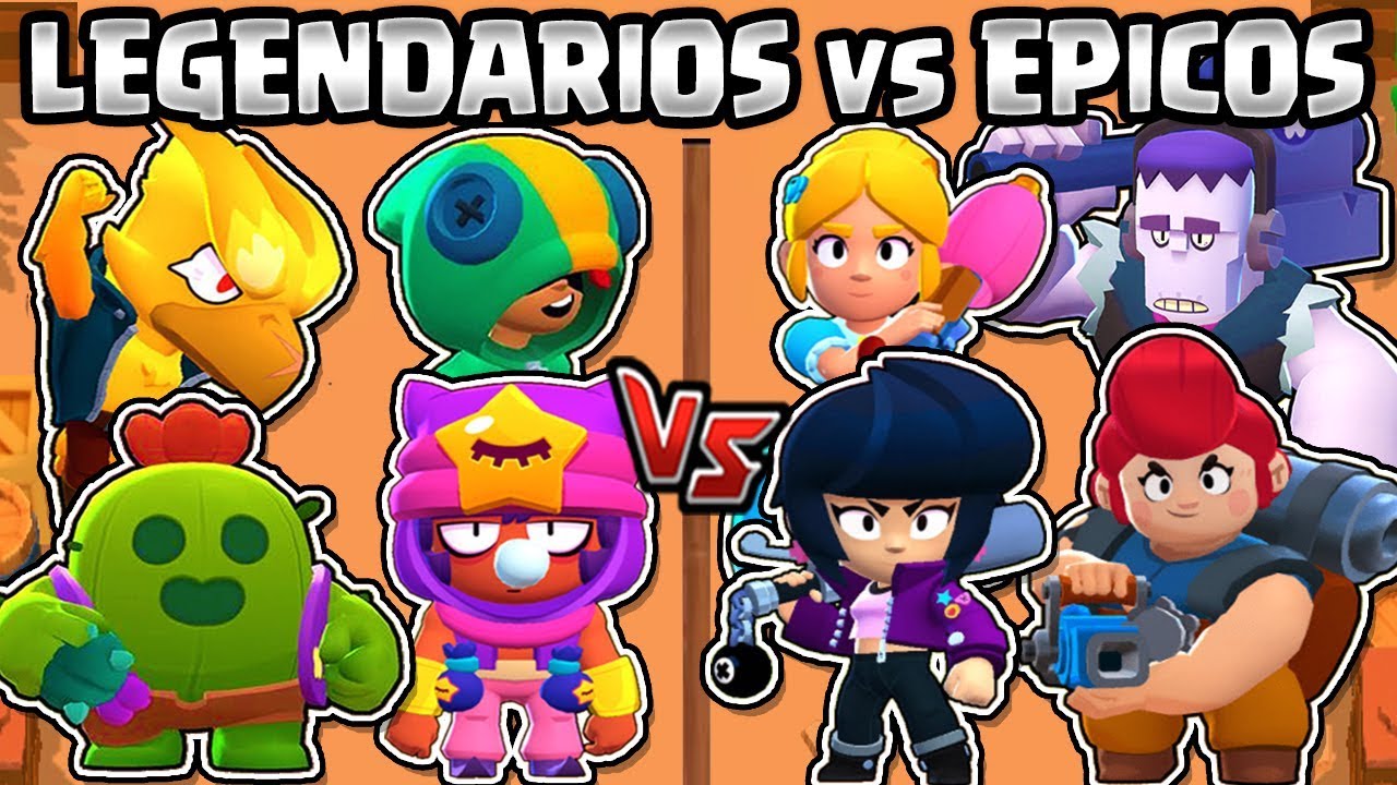 Legendarios Vs Epicos Cual Es Mejor Calidad 4 Vs 4 Brawl Stars Legendary Vs Epic Youtube - brawl stars legendarios o epicos