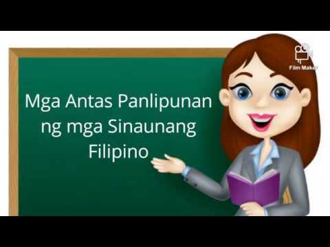 Mga Antas Panlipunan ng mga Sinaunang Filipino MELC - Based