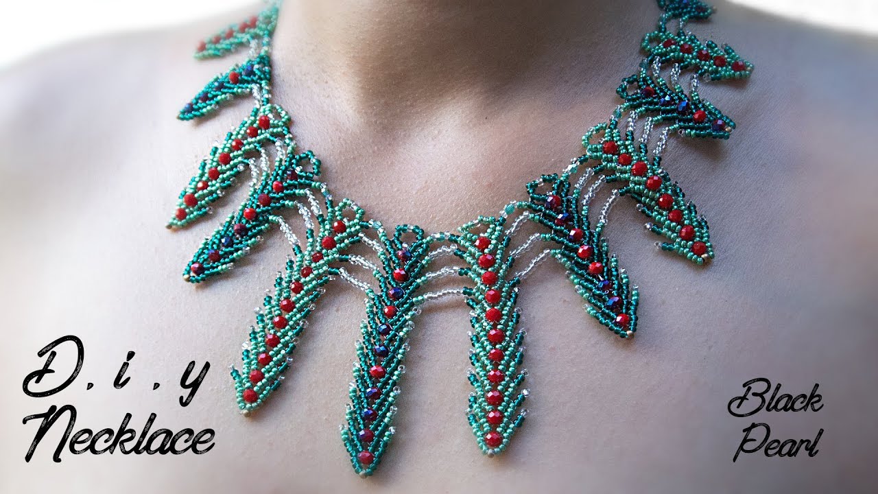 NECKLACE | BEADED NECKLACE | DIY NECKLACE