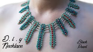 NECKLACE | BEADED NECKLACE | DIY NECKLACE