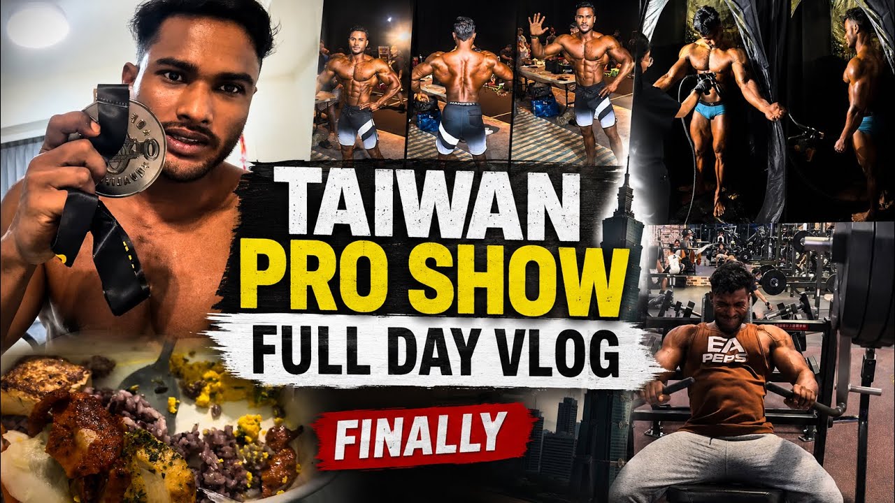 Taiwan 🇹🇼 pro show day full vlog