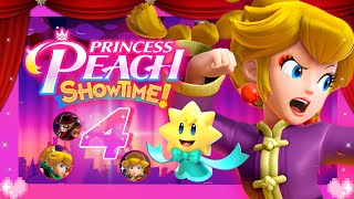 Princess Peach Showtime!  Floor 4 Gameplay Walkthrough 100% (4k)