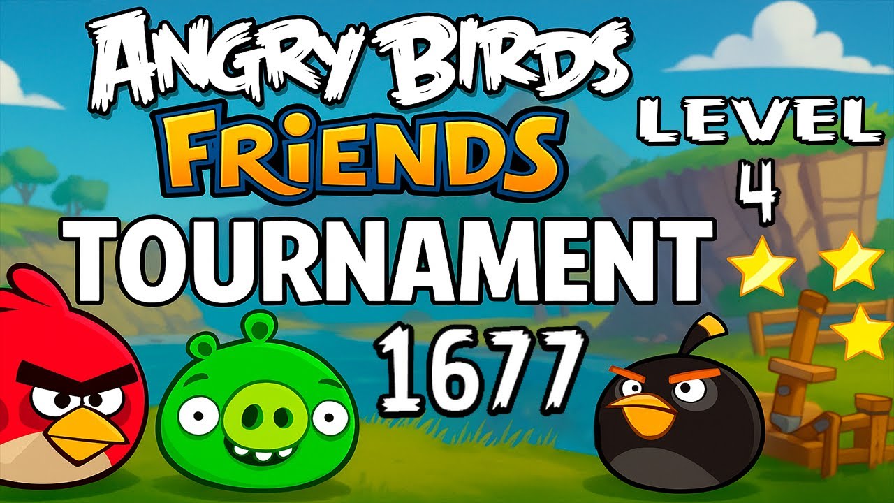 Руководство по достижению высоких результатов! 🏆 Уровень 4 - Турнир друзей Angry Birds