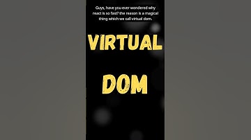 React Virtual DOM in one minute #shorts #react #viral #viralshorts