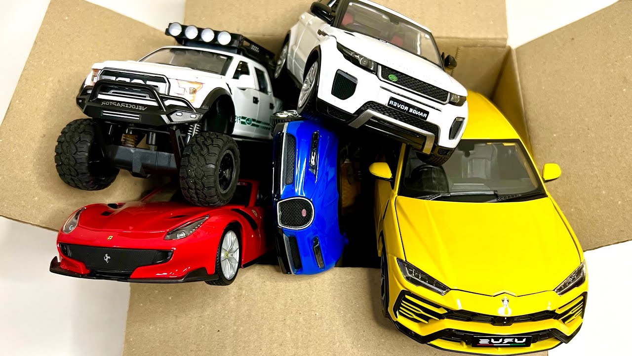 Big Diecast Metal Scale Model Cars Huge Collection - Box Full of Cars / Toy Cars