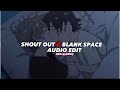 Shout Out X Blank Space Enhypen Taylor Swift Edit Audio