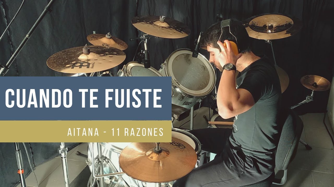 AITANA - CUANDO TE FUISTE ～ DRUM COVER 𝄞