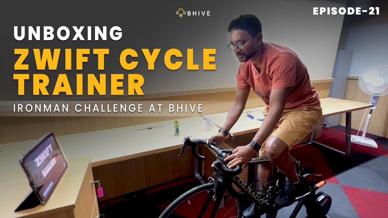 Распаковка велотренажера Zwift | Ironman Challenge на BHIVE | Эпизод 21