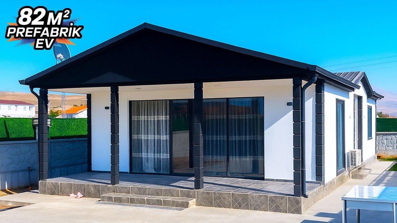 SÜPER MODEL 82 m² 2+1 PREFABRİK EV TURU - 2026 Prefabrik Ev Fiyatları