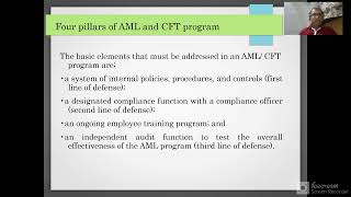 Elements of AML/CFT Program