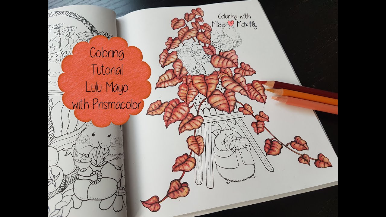 Coloring Tutorial: A million cute animals | Lulu Mayo | Coloring Page | Part 1