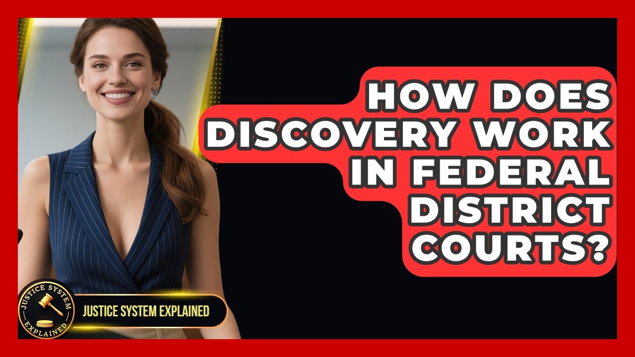 How Does Discovery Work In Federal District Courts? - Justice System Explained