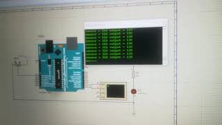 AnalogInOutSerial Circuit Simulation(Part2) - Proteus