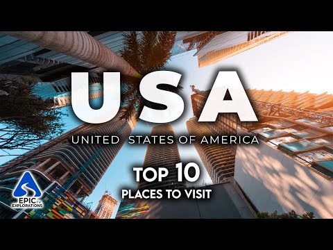 United States, USA: Top 10 Most Beautiful Places to Visit | 4K