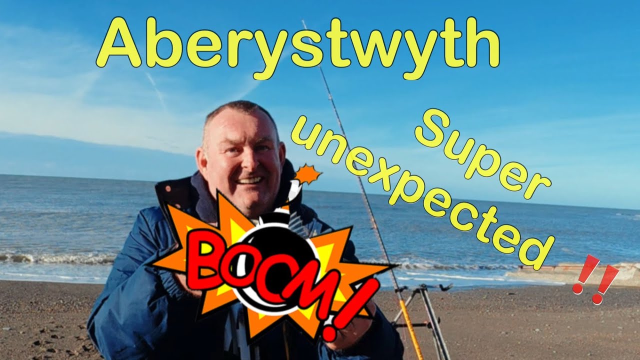 Неожиданный улов в Аберистуите в это время года, морская рыбалка в Великобритании.