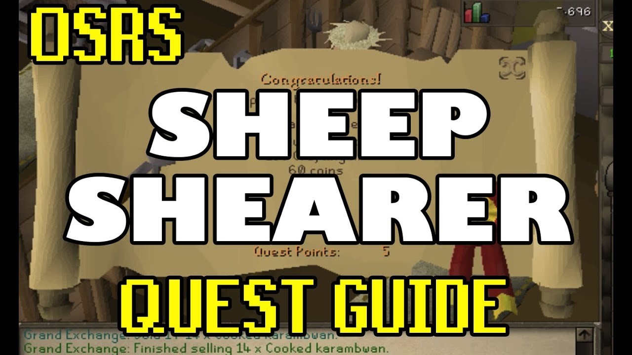 (OSRS) Sheep Shearer Quest Guide Old School Runescape 2007 YouTube