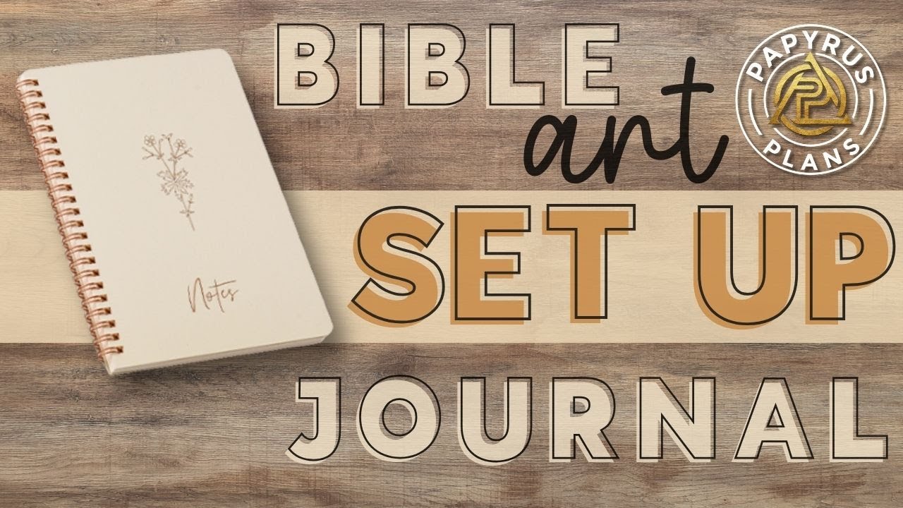 Bible Art Journal Setup | Golden Moments with God
