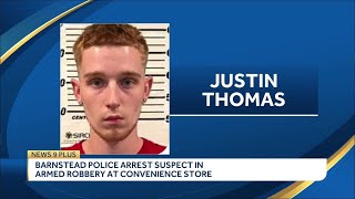 Barnstead police arrest suspect in armed robbery at convenience store