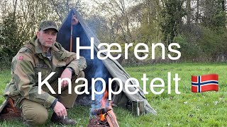 Norwegische Armee Zeltbahn - Hærens Knappetelt
