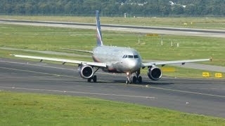 Aeroflot Airbus A320-214 [VQ-BAY] Landing at Düsseldorf