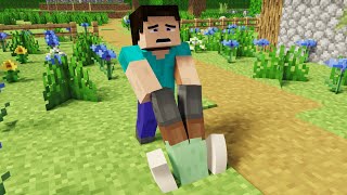 Steve You Gotta Help Me Im Stuck - Alex And Steve Life Minecraft Animation