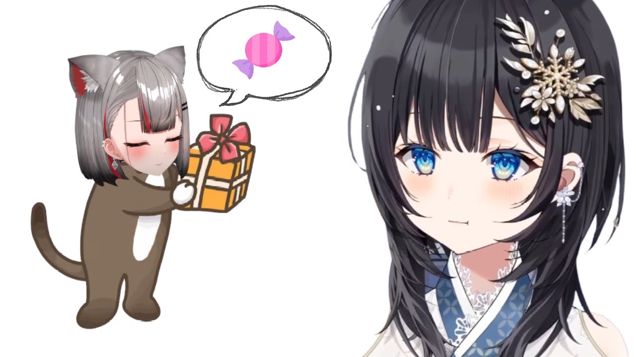 먹던 사탕을 히나에게 먹인 마시로