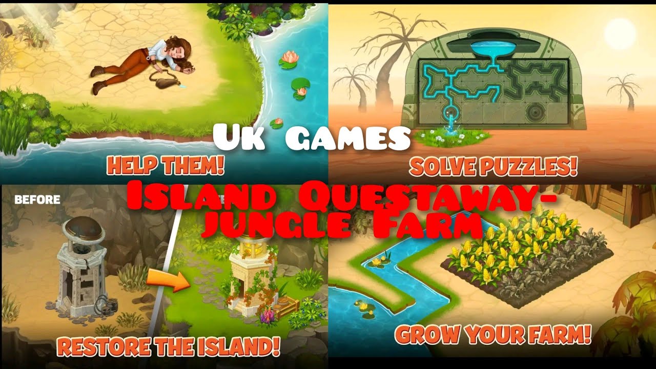 Island Questaway Jungle Farm iOS Android Gameplay (Uk Games) YouTube