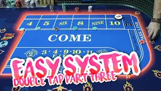EPIC BEGINNER CRAPS SYSTEM - Double Tap Craps | Live Craps Session #3