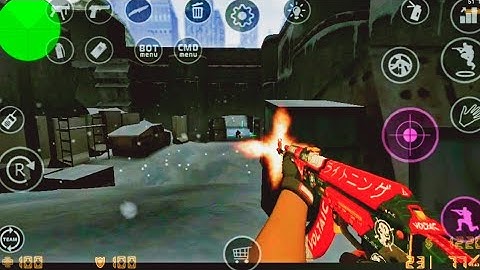 Counter-Strike 1.6 | CSGO Remix 8 New Mod Dust2 Snow Map Offline Android Fps Gameplay