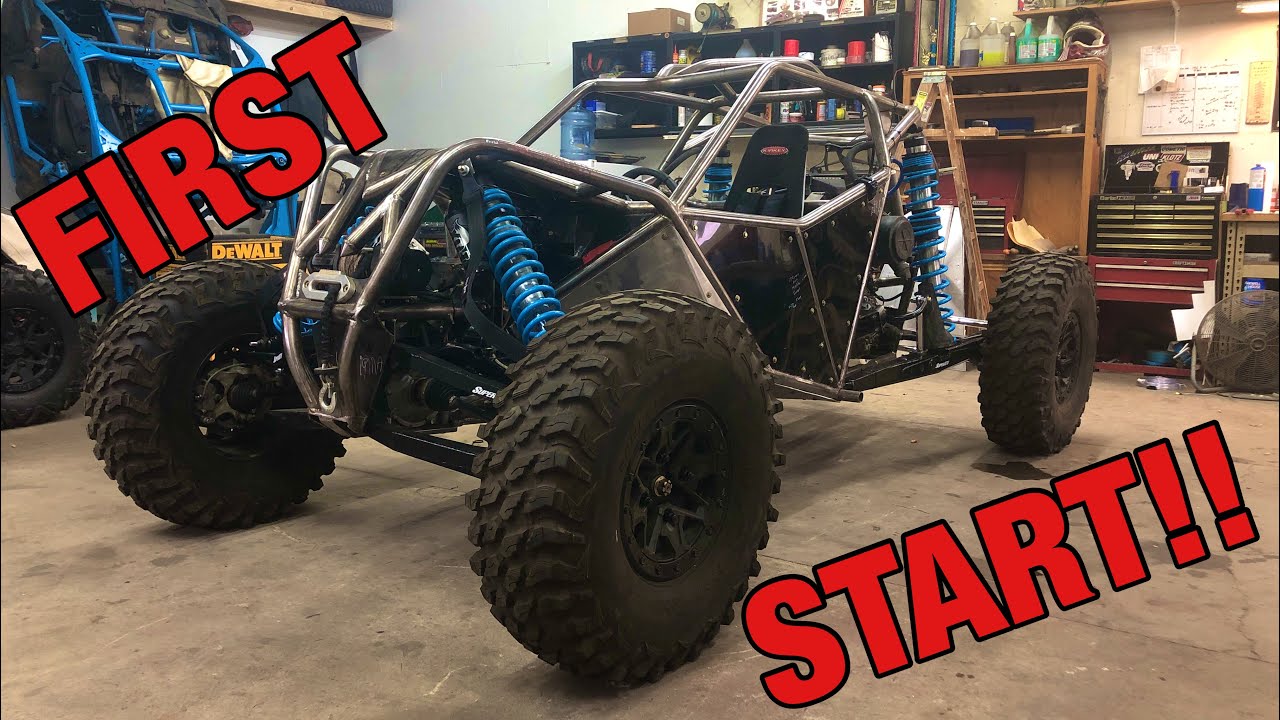First startup for the Can Am X3 powered rock bouncer YouTube