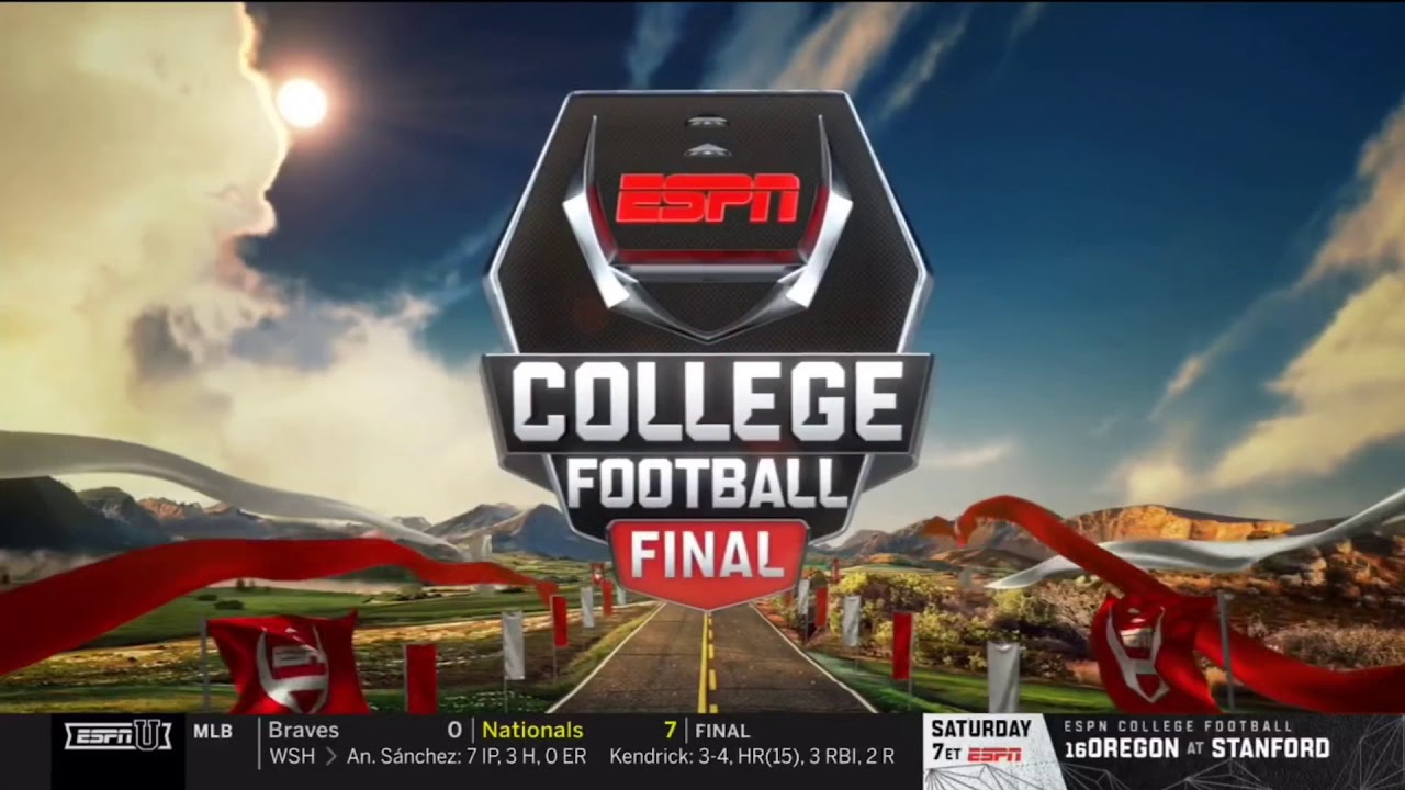 ESPN - 2019 College Football Final Intro/End