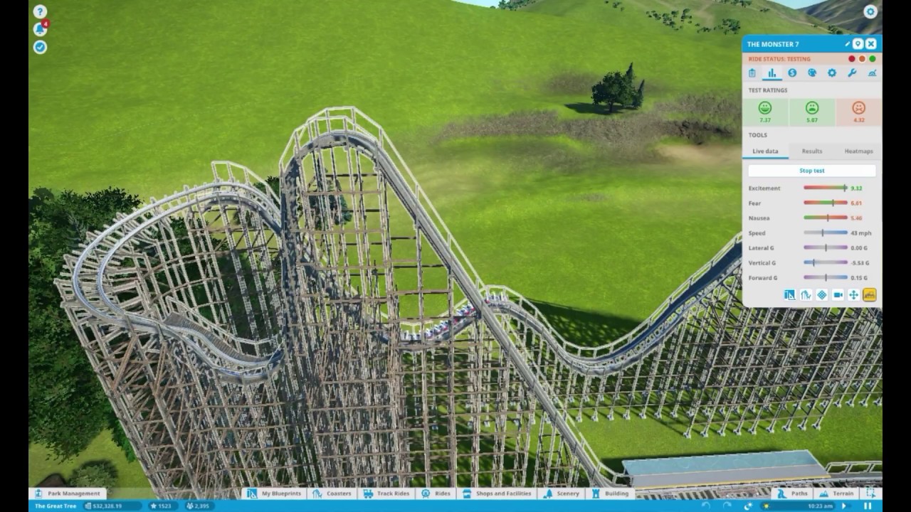 The Great Tree Tutorial Airtime 5s, Excitement 5+, Nausea 5 Coaster (Description) YouTube