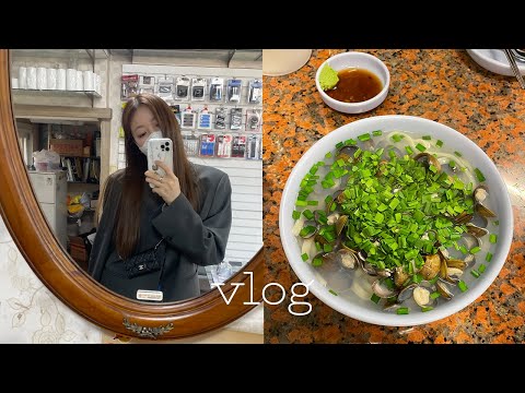 vlog. OLD BAY 시즈닝으로 대구요리 l 하니칼국수 l 짜파게티랑 파김치 일상 브이로그