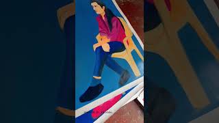 artist @khushbu #art #youtubeshortes #likeandsubscribe #nandini_art_craft_60 #myartworks #order #eye