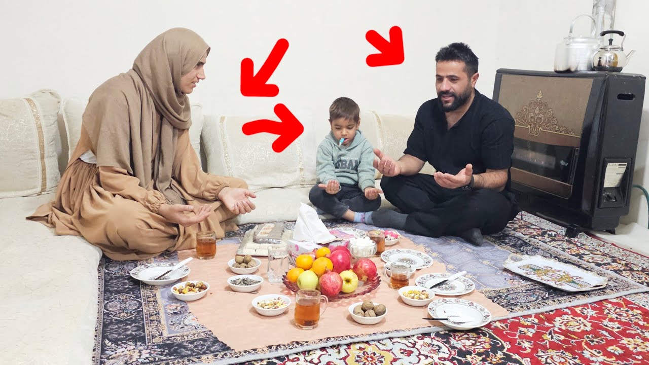 The sweet dream of the Nasibollah family until the joyous celebration of Yalda Night