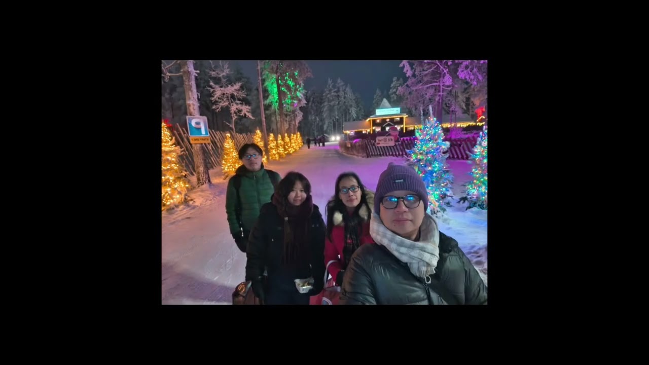 Rovaniemi,FINLAND : Santa Claus Village. Nov 2025.Happy Winter 2025