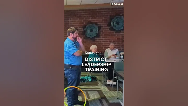 Our annual DLT (District Leadership Training)