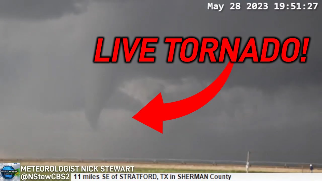 REPLAY: Live Texas Tornado Caught on Camera (May 28, 2023) - YouTube