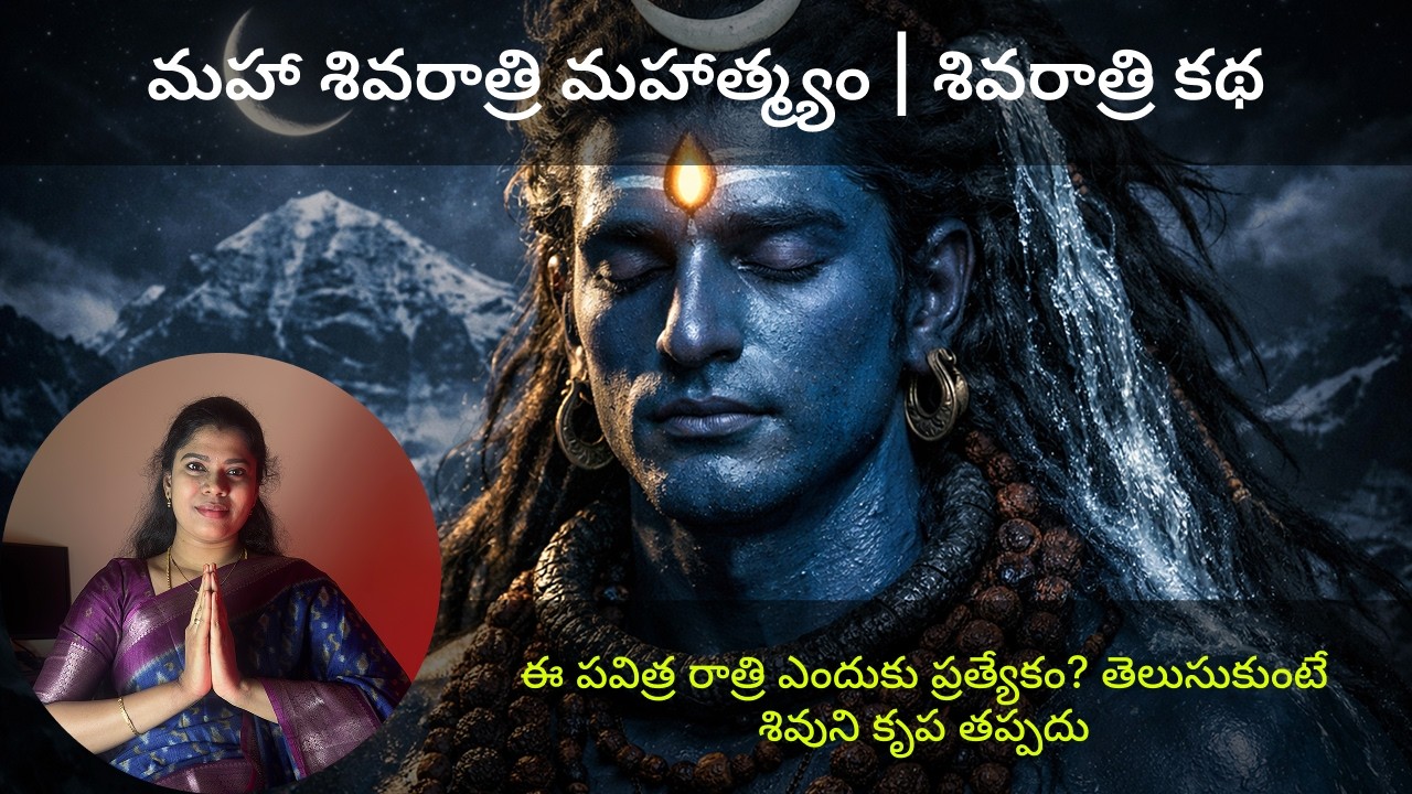 మహా శివరాత్రి మహాత్మ్యం | Maha Shivaratri Mahatyam | Story of Lord Shiva | Telugu