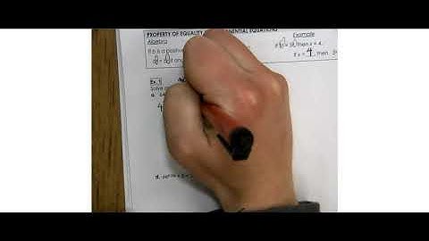 7 6 Solve Exponential Equations Day 1 Video Lesson