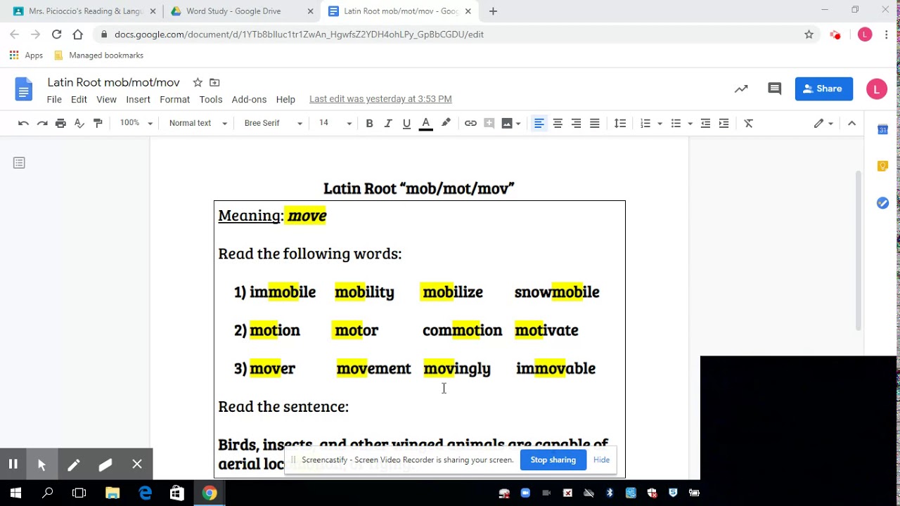 Root mob mot mov = move YouTube