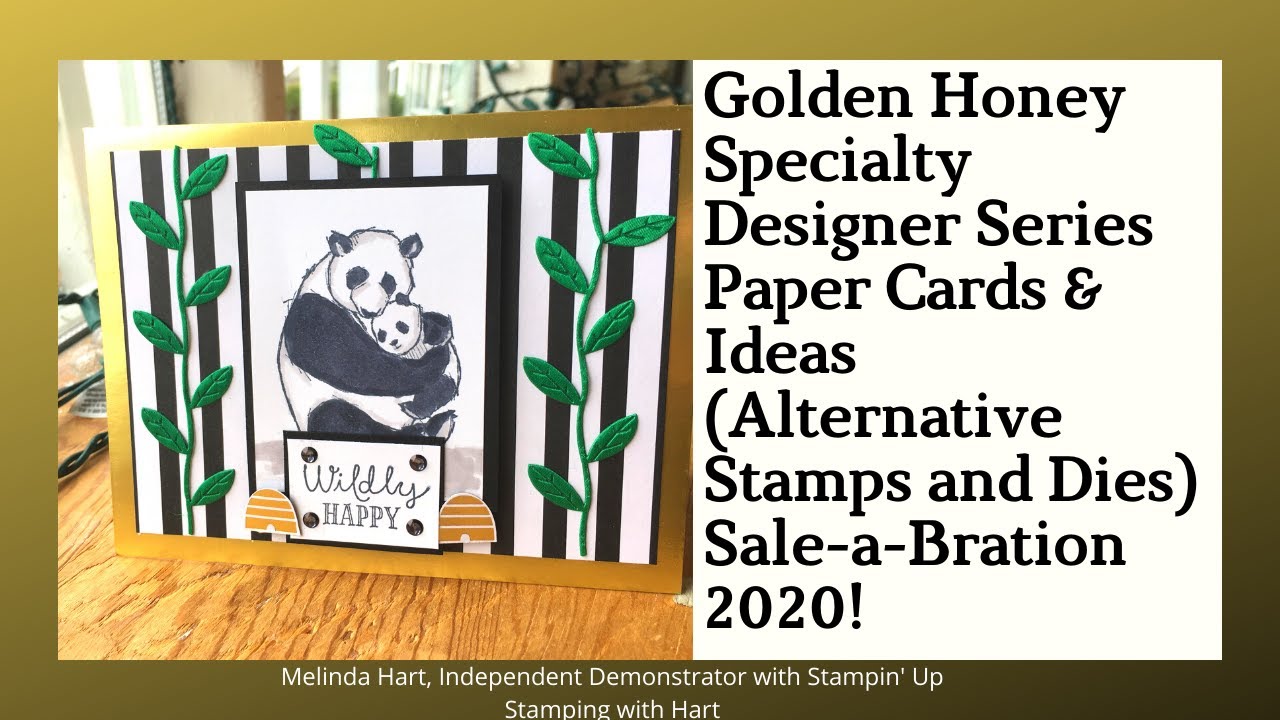 Golden Honey Specialty Designer Series Paper Card Ideas (Alternative Stamps and Dies)
